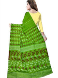 Pradip Fabrics Ethnic Women's Tant jamdani Cotton Light Green Color Jamdani Saree