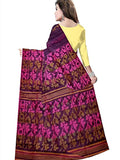 Pradip Fabrics Ethnic Women's Tant jamdani  Pink ( Magenta) Color Saree