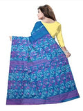 Pradip Fabrics Ethnic Women's Cotton Tant jamdani Sky Blue Color Saree