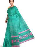 Pradip Fabrics Soft Green Color Tant Silk Blend Saree
