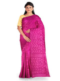 Pradip Fabrics Pink Color Tant jamdani  Saree