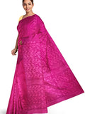 Pradip Fabrics Pink Color Tant jamdani  Saree