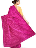 Pradip Fabrics Pink Color Tant jamdani  Saree