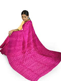 Pradip Fabrics Pink Color Tant jamdani  Saree