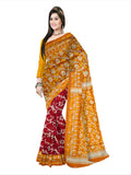 Pradip Fabrics Woven Tant Silk saree
