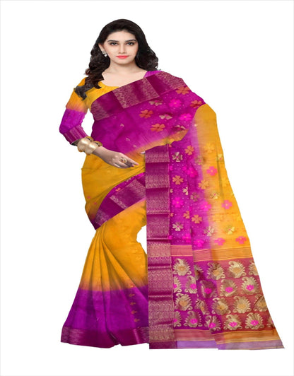 pradip fabrics tant silk saree