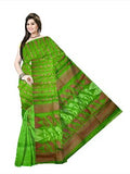 Pradip Fabrics Ethnic Women's Tant Jamdani Light Green Color Mina Par Saree