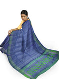 Pradip Fabrics Blue Color Tant Silk Blend Saree