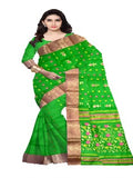 Pradip Fabrics Pure Tant Cotton Sea Green Color Saree