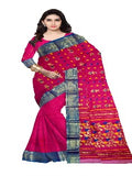 Pradip Fabrics Pure Tant Cotton Sea Green Color Saree