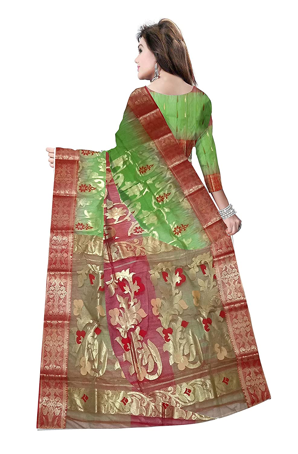 woven floral design 2d saree under 3000