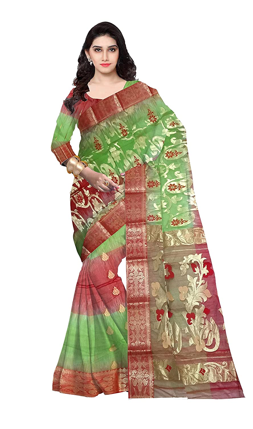 bengali handloom tussar silk saree