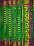 Pradip Fabrics Ethnic Women's Tant jamdani Green Color Saree