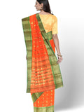 Pradip Fabrics Woven Tant Cotton Blend Saree
