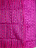 Pradip Fabrics Ethnic Women's Tant jamdani Magenta Color Saree