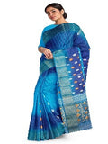 Pradip Fabrics Woven Tant Silk Blend Saree