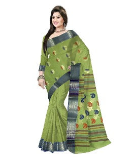 Pradip Fabrics Ethnic Women's Tant Cotton Saree