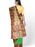 Pradip Fabrics Woven Tant Silk Blend Saree