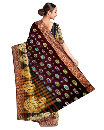 pradip fabrics tant silk saree