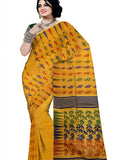 Pradip Fabrics Ethnic Women's jamdani  Yellow Color Saree