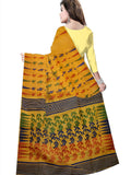 Pradip Fabrics Ethnic Women's jamdani  Yellow Color Saree