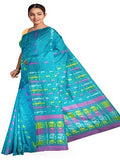 Pradip Fabrics Ethnic Women's Tant Jamdani Dark Orange Color Saree