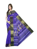Pradip Fabrics Ethnic Women's Tant Cotton Blue Color Saree