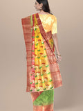 Pradip Fabrics Woven Tant Silk Blend Saree