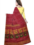 Pradip Fabrics Ethnic Women's jamdani  Maroon Color Saree