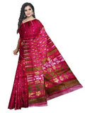 Pradip Fabrics Ethnic Women's Tant Jamdani Maroon Color Saree
