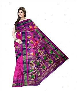 Pradip Fabrics Ethnic Women's Tant Silk Saree