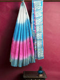 Pradip Fabrics Woven Tant Silk Blend Saree