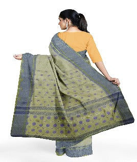 Pradip Fabrics Ethnic Women's Tussar Silk Off White Color Saree