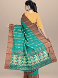 Pradip Fabrics Aqua color Tant Silk Blend Saree