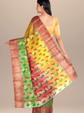 Pradip Fabrics Woven Tant Silk Blend Saree