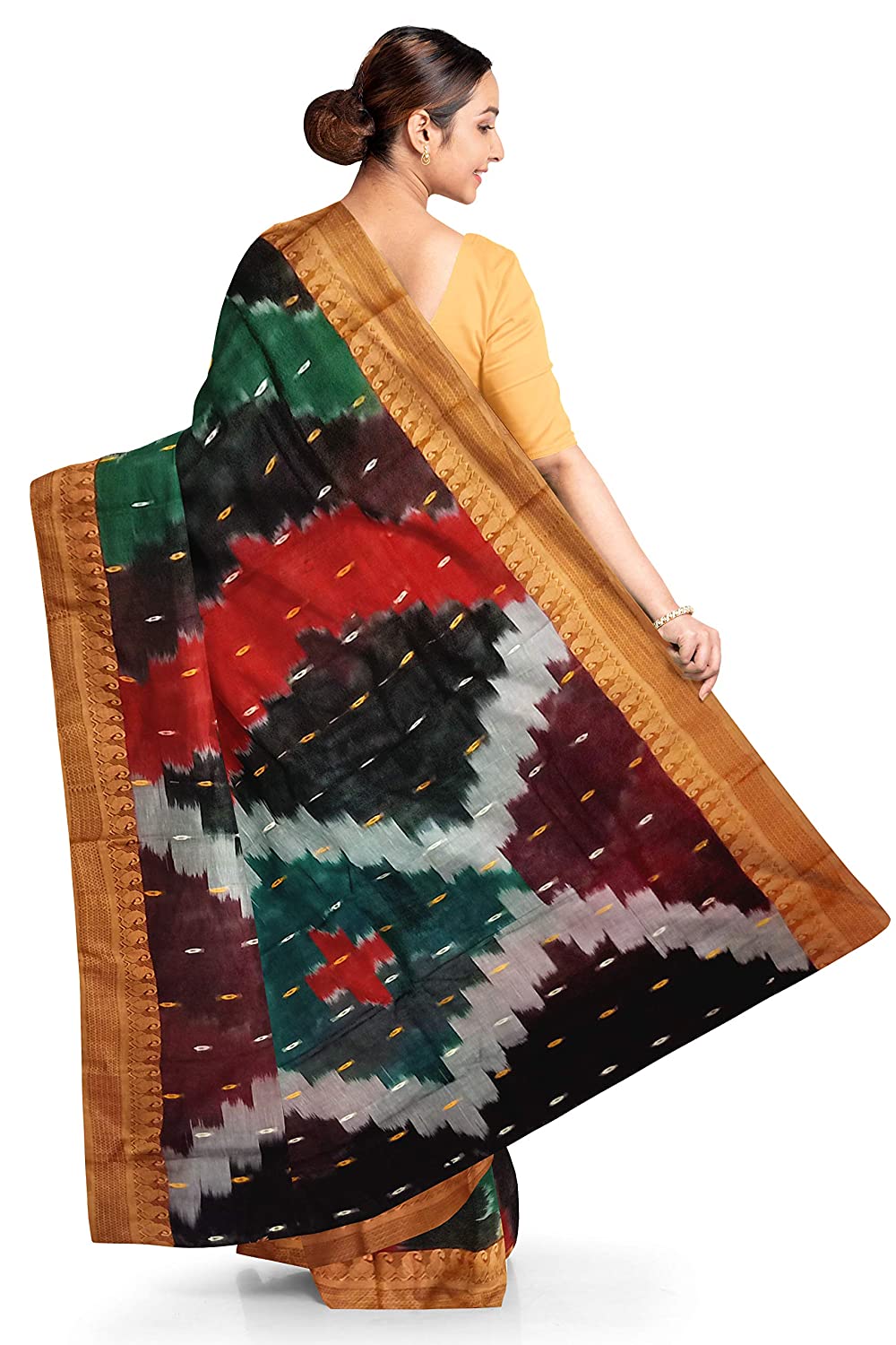 Pradip Fabrics Ethnic Women's and Girl's Multicolor Baluchri saree