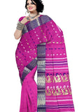 Pradip Fabrics Ethnic Women's Tant Cotton Pink Color Saree