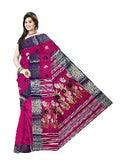 Pradip Fabrics Ethnic Women's Tant Cotton Pink Color Saree