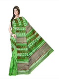 Pradip Fabrics Ethnic Women's Tant jamdani Light Green Color Saree
