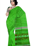 Pradip Fabrics Ethnic Women's Tant jamdani Light Green Color Saree