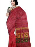 Pradip Fabrics Ethnic Women's jamdani  Maroon Color Saree