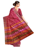 Pradip Fabrics Ethnic Women's Tant Jamdani Maroon Color Saree
