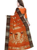 Pradip Fabrics Ethnic Women's Tant Cotton Silk Maroon color Saree