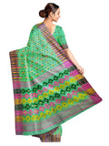Pradip Fabrics Ethnic Women's Tant Jamdani Soft Green Color Saree
