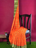 Pradip Fabrics Woven Tant Cotton Blend Saree