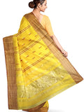 Pradip Fabrics Yellow Color Tant Silk Blend Saree