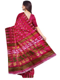 Pradip Fabrics Ethnic Women's Tant Jamdani Maroon Color Saree