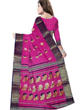 Pradip Fabrics Ethnic Women's Tant Cotton Pink Color Saree