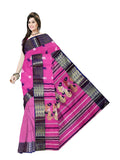 Pradip Fabrics Ethnic Women's Tant Cotton Pink Color Saree