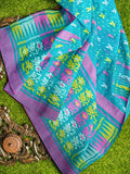 Pradip Fabrics Ethnic Women's Tant Jamdani Dark Orange Color Saree